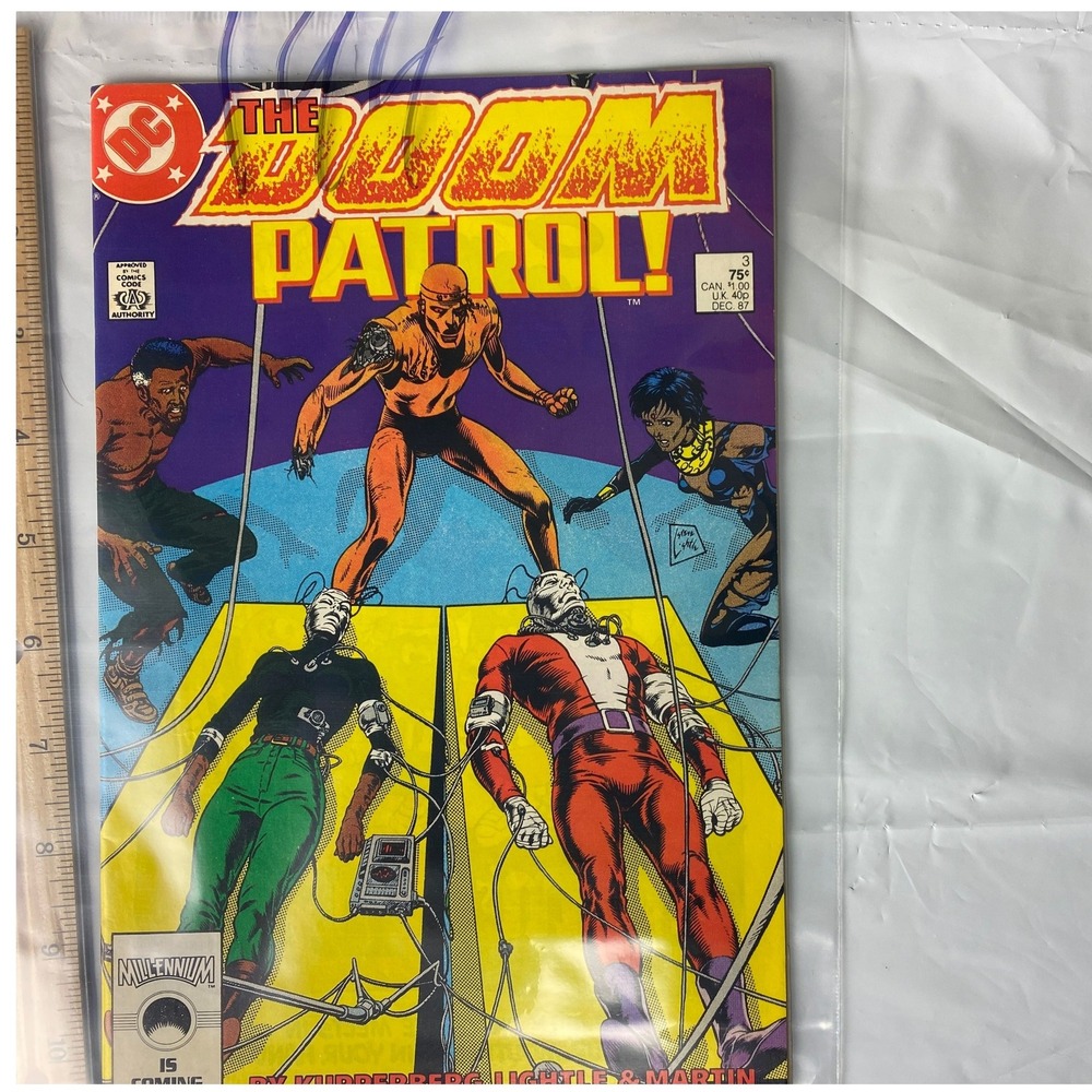DC Comics The Doom Patrol 3 Comic Book 1987 Vintage Bronze‎ Age